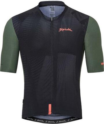 Spiuk Searchers Kurzarm Trikot Schwarz/Grün