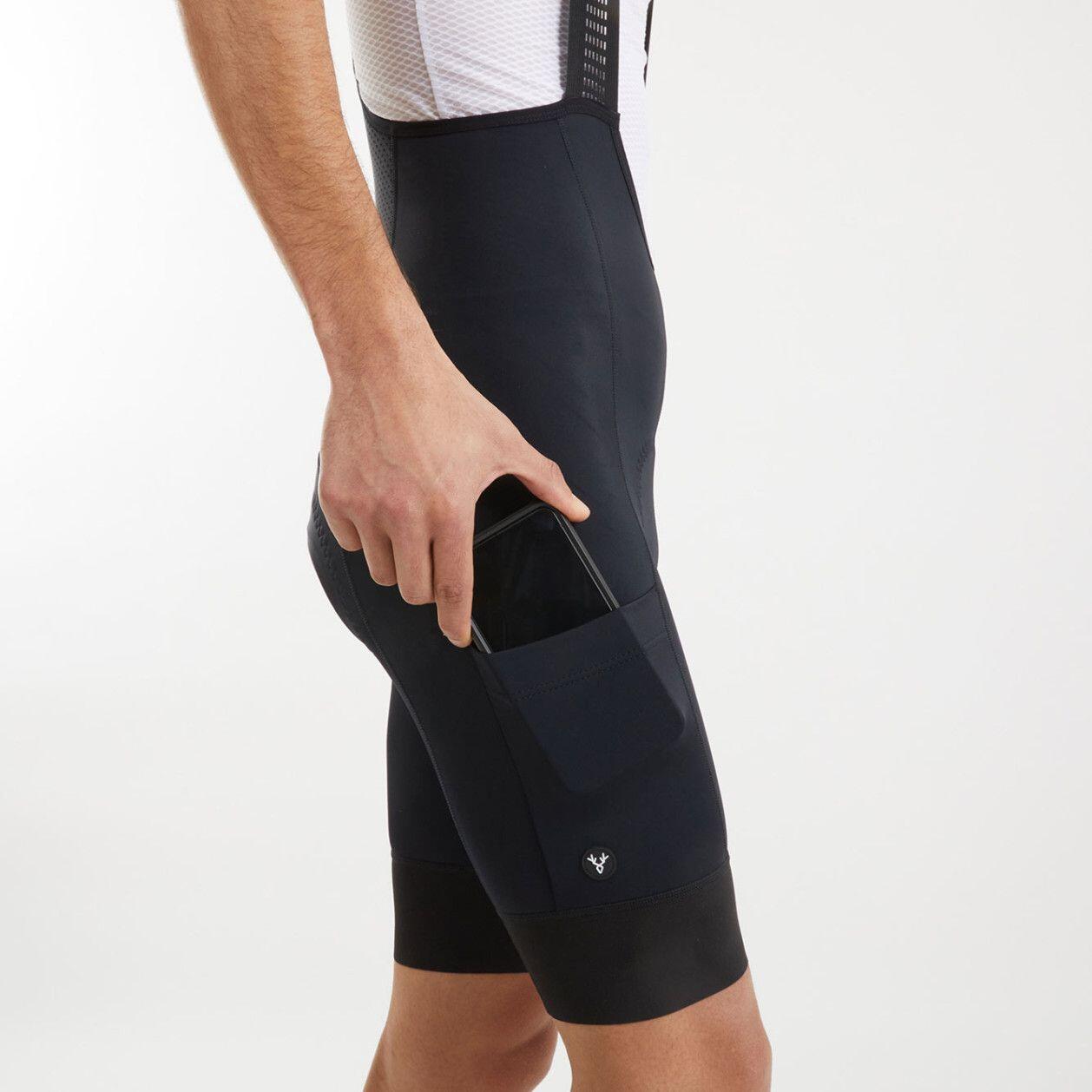 Pantaloncini da ciclismo LeBram Off-Road Cargo neri 4/5