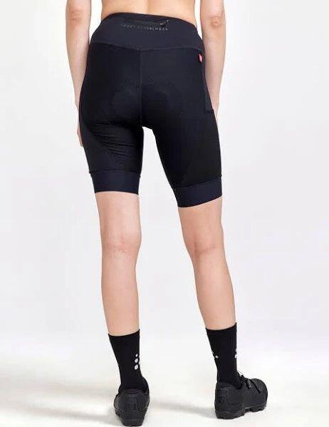 Cuissard corto donna Craft ADV Gravel - Nero con bretelle 2/5