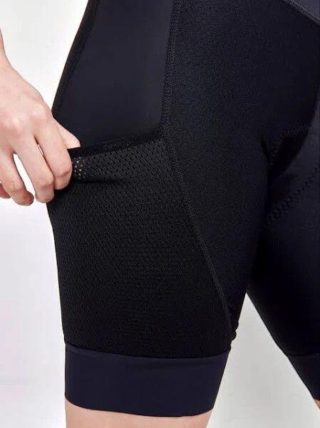 Cuissard corto donna Craft ADV Gravel - Nero con bretelle 4/5
