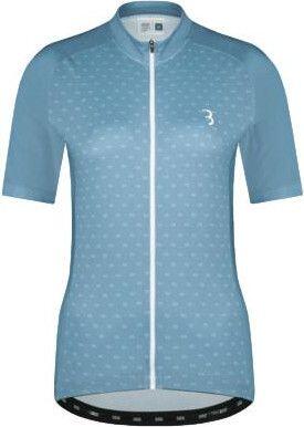 Kurzarmtrikot Damen BBB Donnafit Blau 1/4