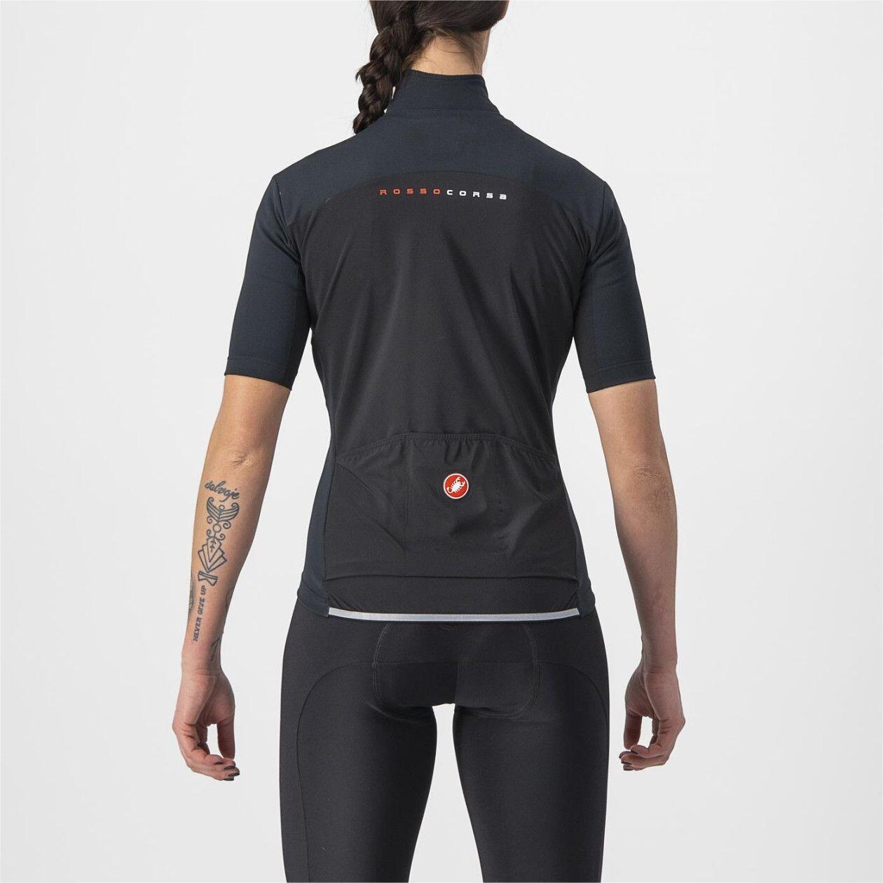 Castelli Perfetto Ros 2 Wind Women's Short Sleeve Jersey Black 2/7