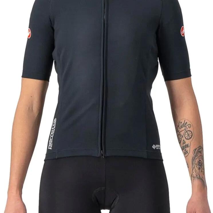 Castelli Perfetto Ros 2 Wind Women's Short Sleeve Jersey Black