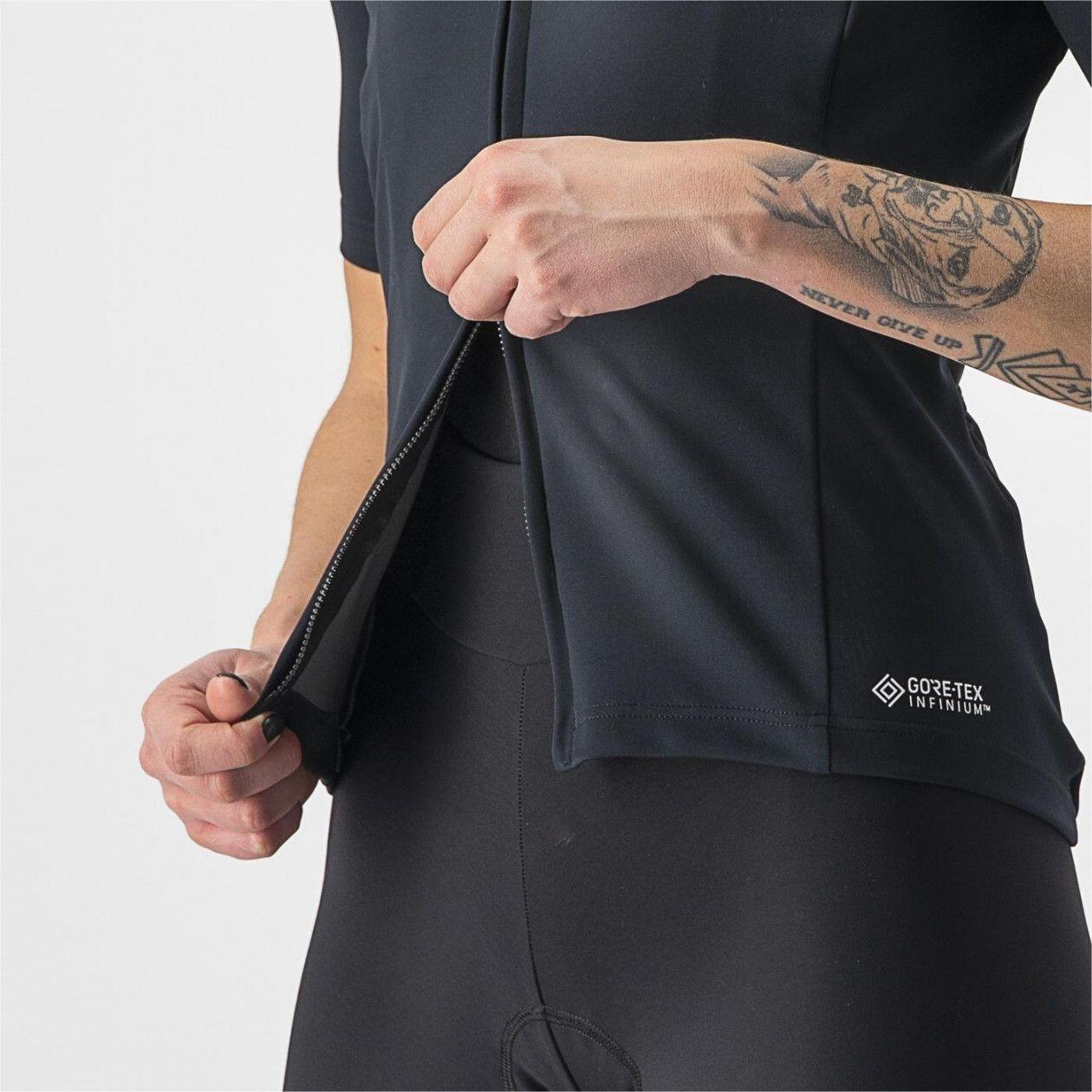 Castelli Perfetto Ros 2 Wind Women's Short Sleeve Jersey Black 4/7
