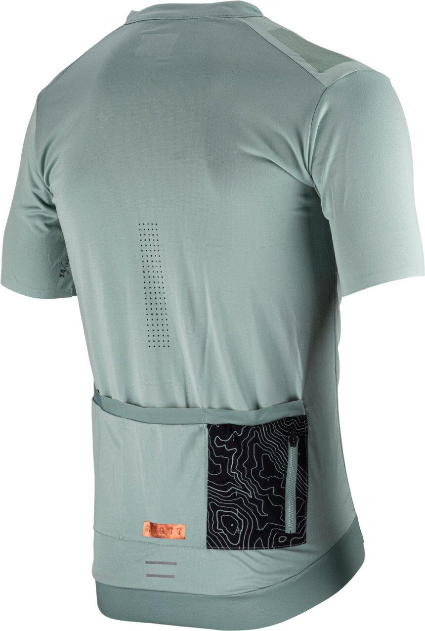 Maglia a manica corta Leatt MTB Trail 3.0 Verde pistacchio 3/4
