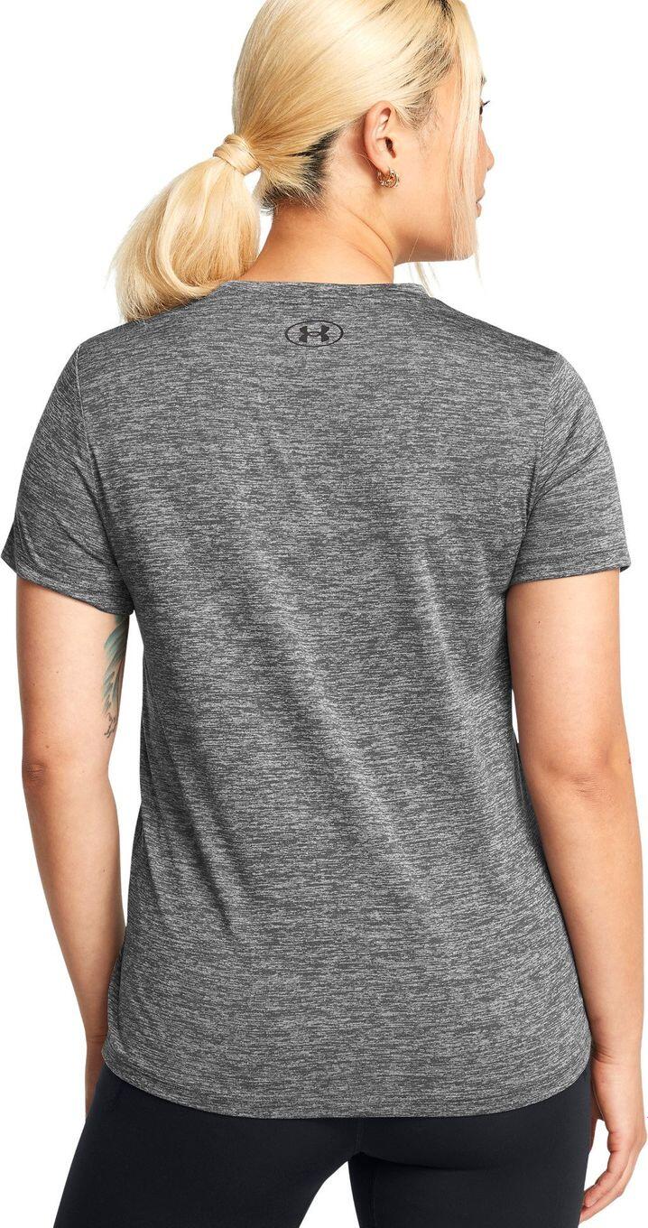 Maillot manches courtes Under Armour Tech Twist Gris Femme 2/4