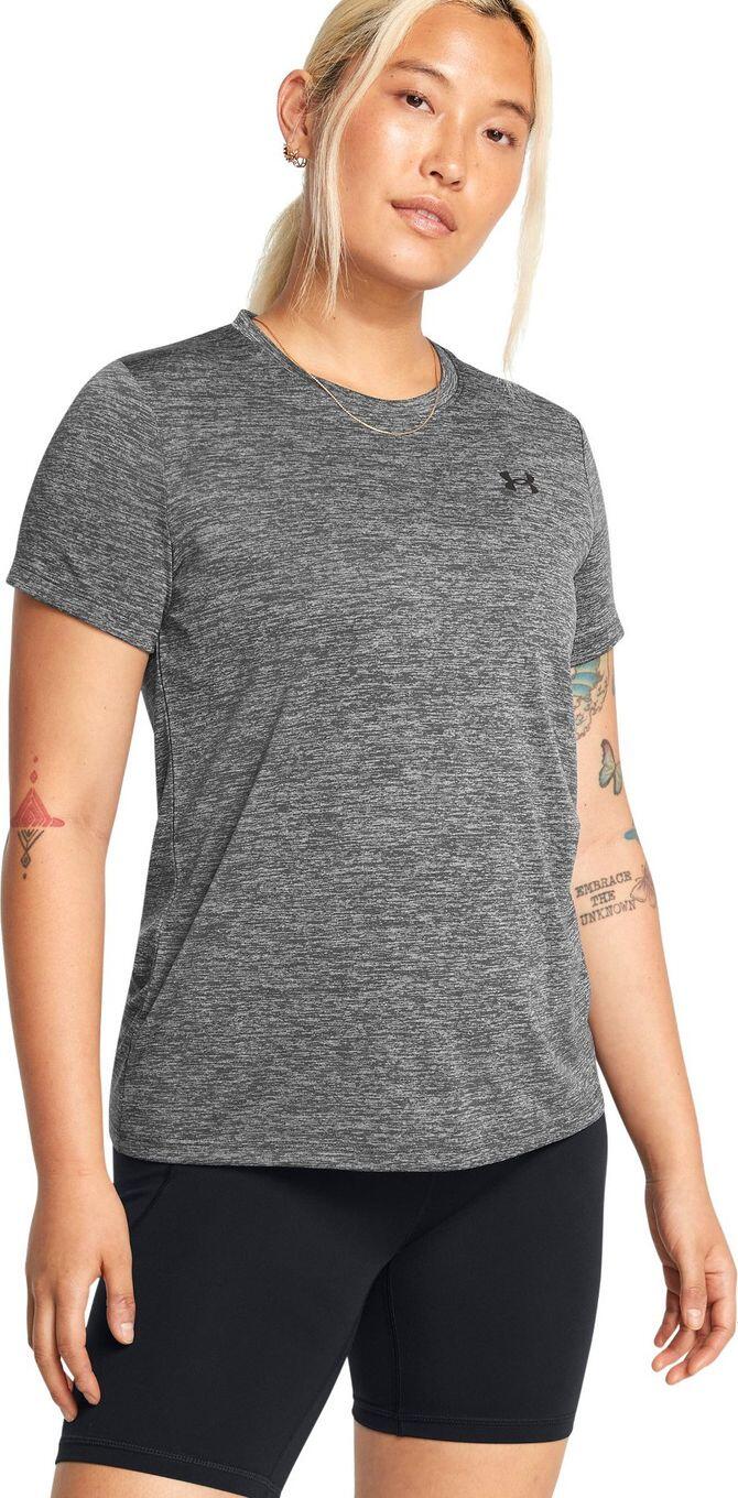 Maillot manches courtes Under Armour Tech Twist Gris Femme 1/4
