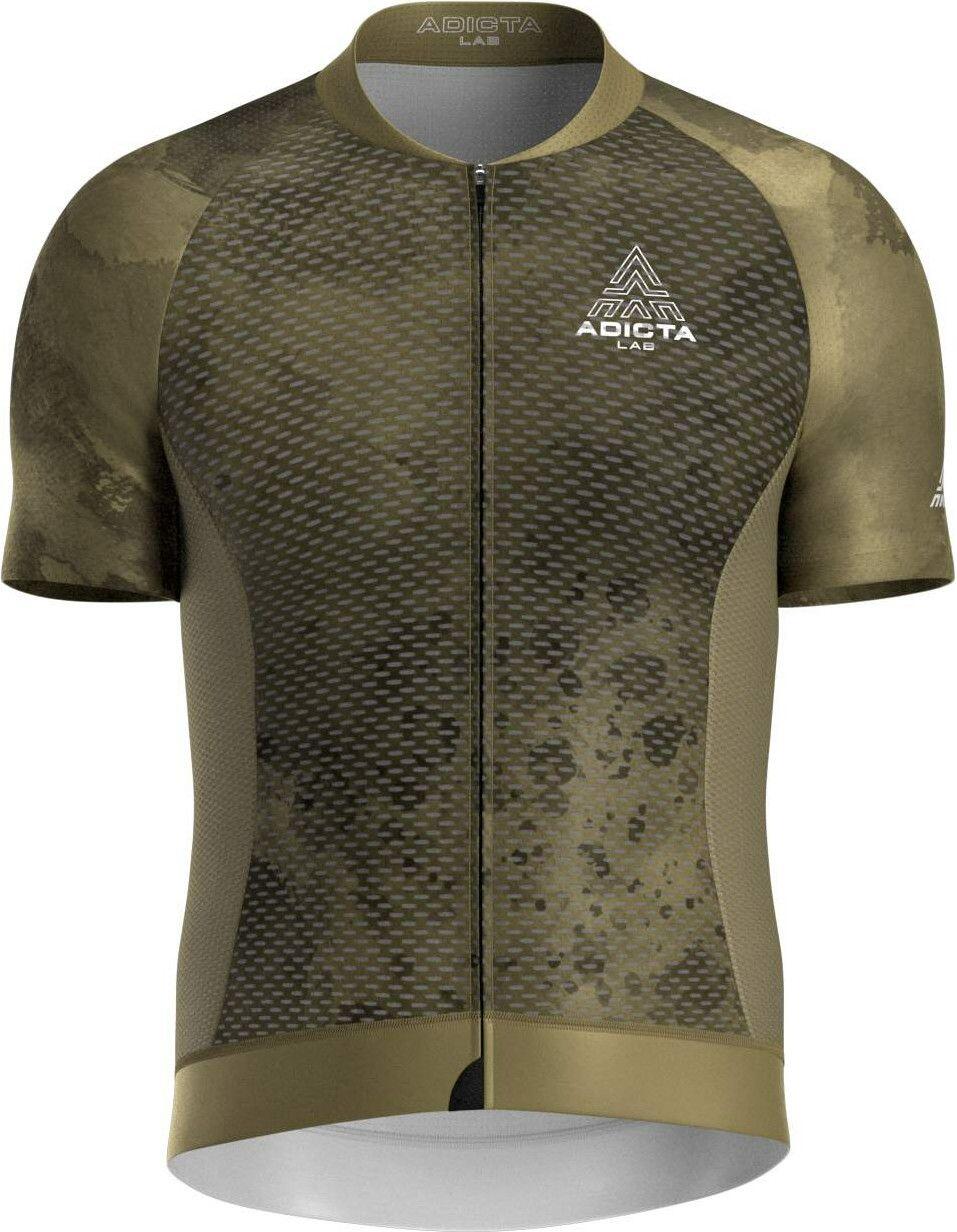Maillot Manches Courtes Adicta Lab Valent V3 Vert Olive / Noir 1/6