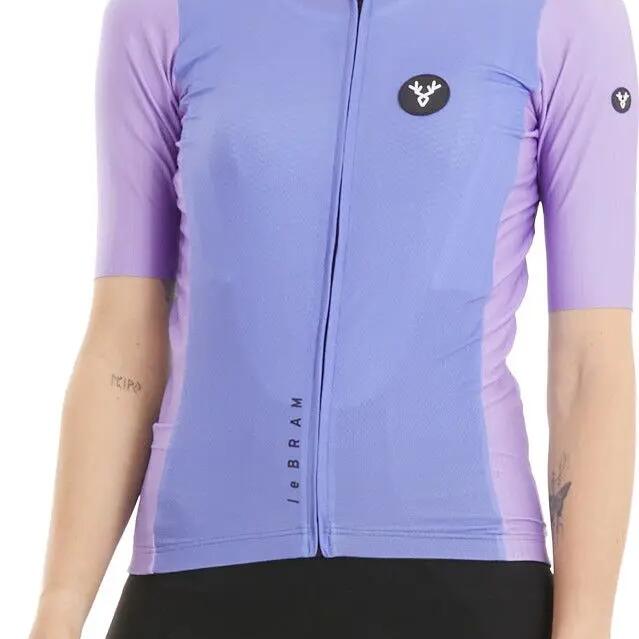 LeBram Izoard Women Short Sleeves Jersey Lila Purple