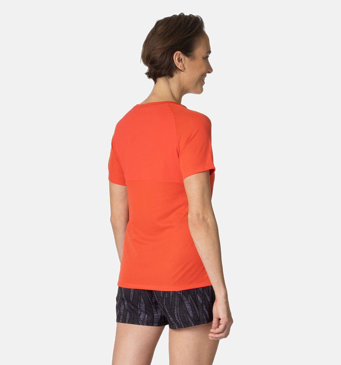 Camiseta de manga corta para mujer Odlo Essential Chill-Tec Naranja 2/6