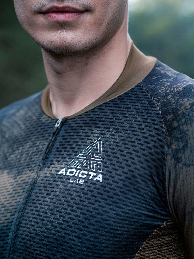 Maillot Manches Courtes Adicta Lab Valent V3 Vert Olive / Noir 6/6
