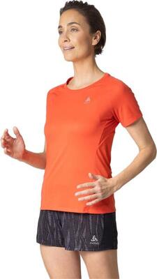 Odlo essential chill-tec dames trui met korte mouwen oranje
