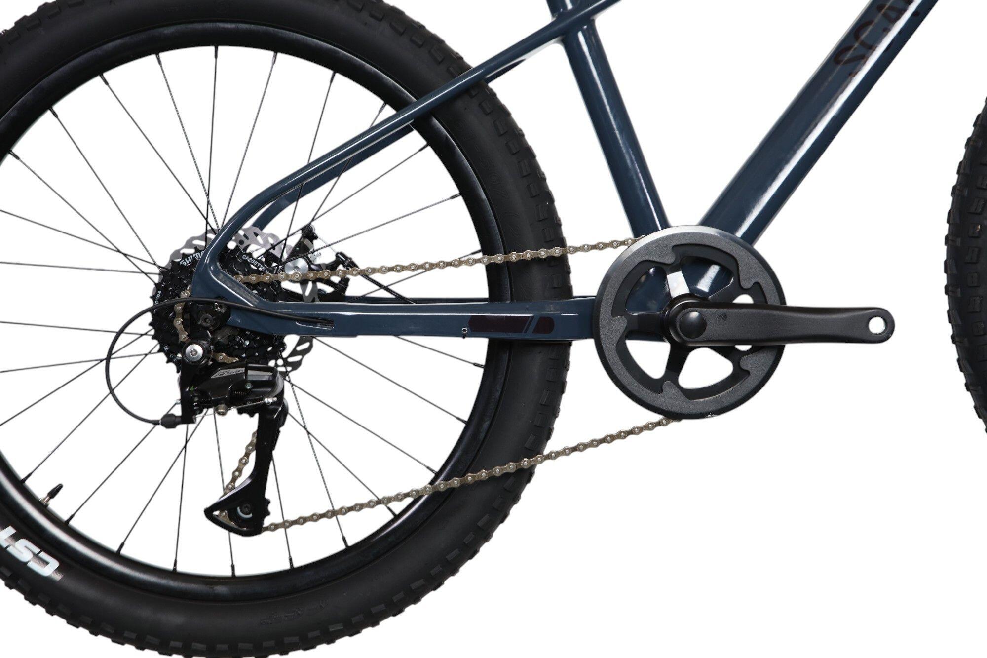 Scamp HighFox Shimano Tourney 8V 24'' Azul Semi-Rígido MTB para Crianças 3/5