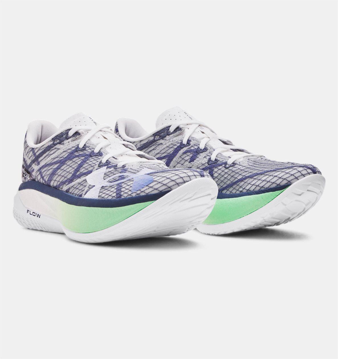 Under Armour Velociti Elite 2 White Grey Unisex Running Shoes 3/5