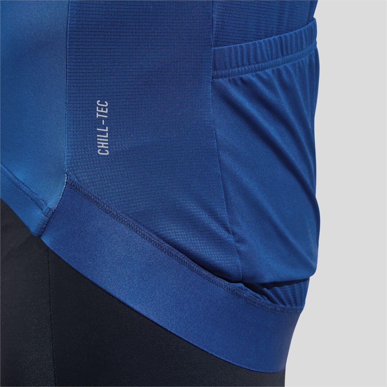 Odlo Zeroweight Chill-Tec Kurzarmtrikot Blau 6/7