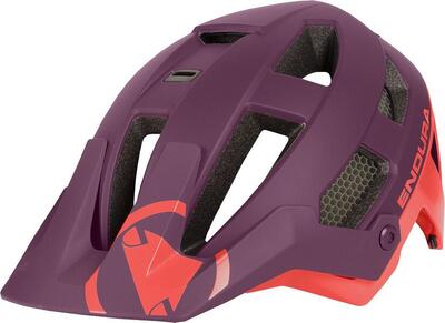 Endura singletrack grenade helm paars / rood
