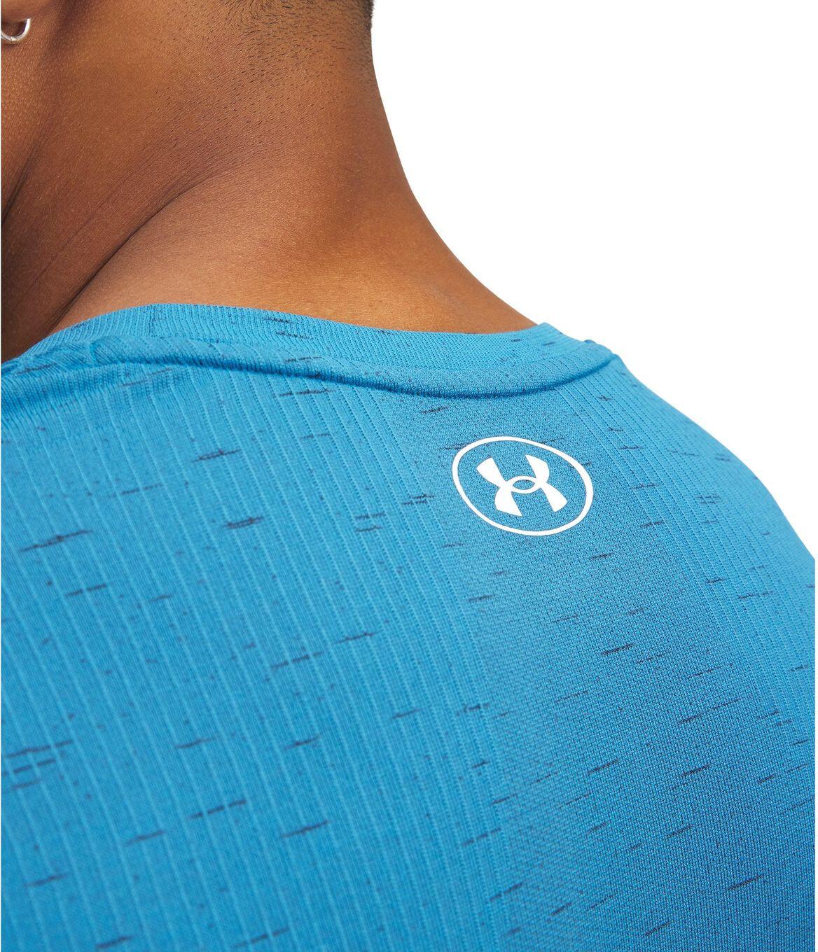 T-Shirt Running Under Armour Vanish Seamless Bleu Homme 3/3