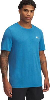 Under armour vanish seamless jersey met korte mouwen blauw heren
