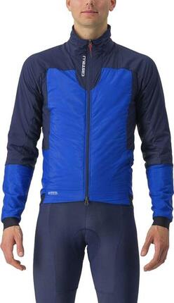 Vestes Manches Longues Castelli Fly Thermal Bleu