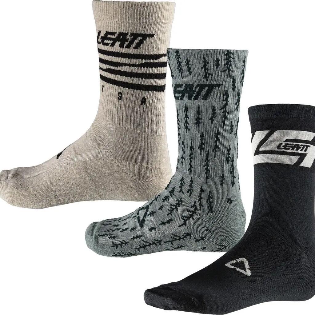 Leatt MTB Multicolor Socks (3 Pairs)