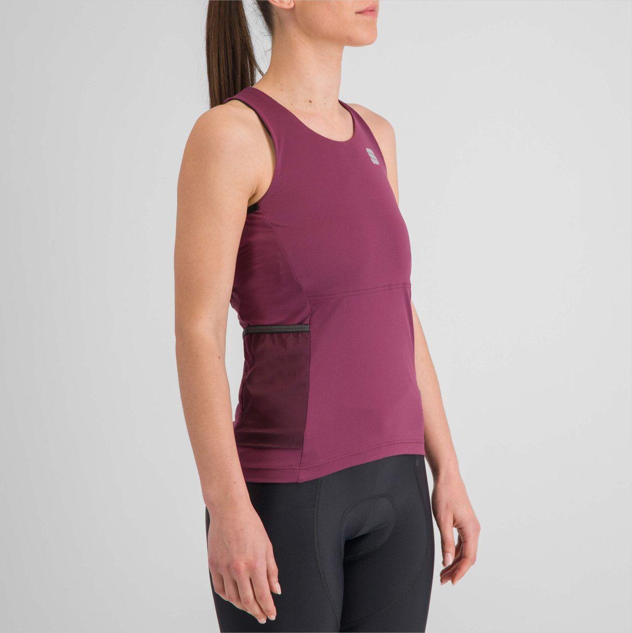 Sportful Supergiara Maglia Donna Viola Senza Maniche 3/5