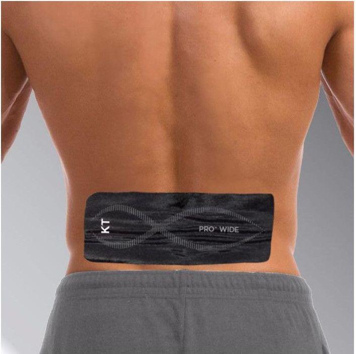 KT TAPE Cinta precortada en rollo PRO Wide Black 10 cintas 2/5