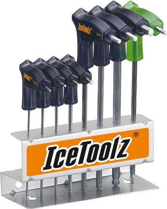 IceToolz 8-częściowy zestaw kluczy imbusowych z uchwytem T
