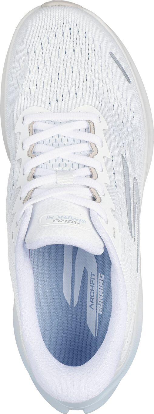 Chaussures Running Skechers Slip-ins Aero Spark Blanc/Argent Femme 3/5