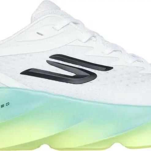 Skechers Slip-ins Aero Burst Running Shoes, White/Multicolor, Men's