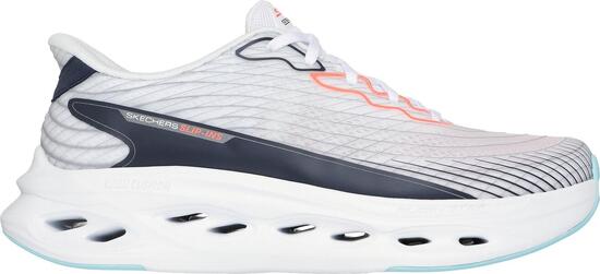 Zapatillas de running Skechers Max Cushioning Glide-Step blancas para hombre