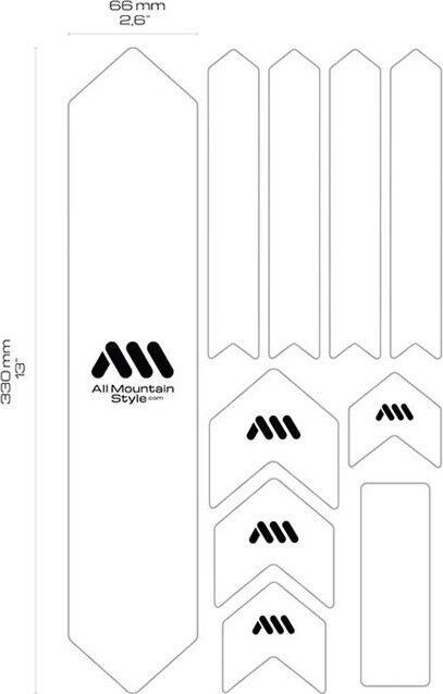 Framebeschermingsset - EXTRA 10 stuks - Fractal/Schedel 3/3