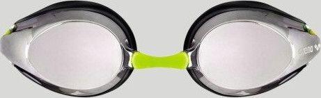Lunettes de natation verres miroirs Arena Tracks Junior Mirror Jaune/Argent Enfa 2/4
