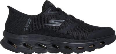 Skechers go walk glide-step 2.0 sportschoenen voor dames, zwart