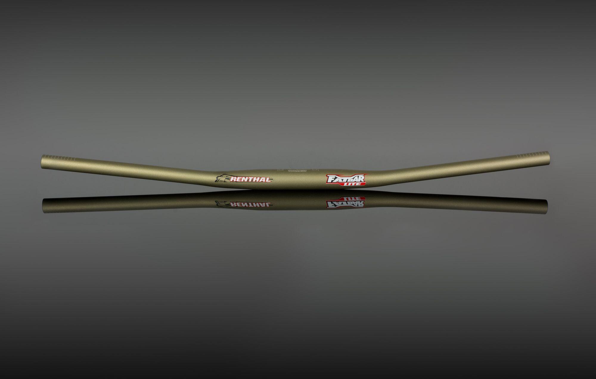 GUIDON RENTHAL FAT BAR LITE ZERO RISE, 780mm 31,8 GOLD 3/3