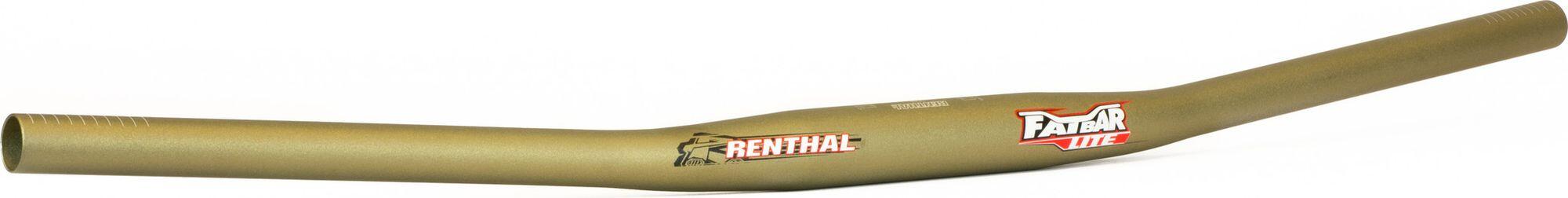 GUIDON RENTHAL FAT BAR LITE ZERO RISE, 780mm 31,8 GOLD 2/3