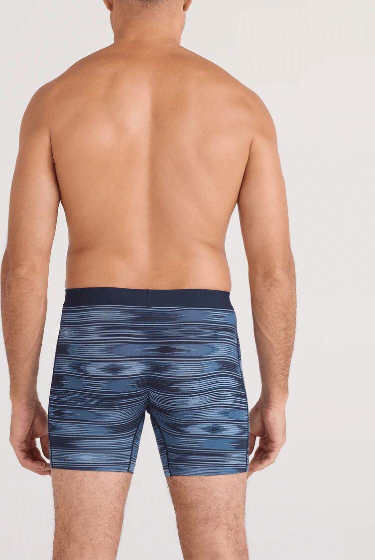 Boxer Saxx Vibe Xtra Soft Comfort Ikat Stripe/Blue 3/4