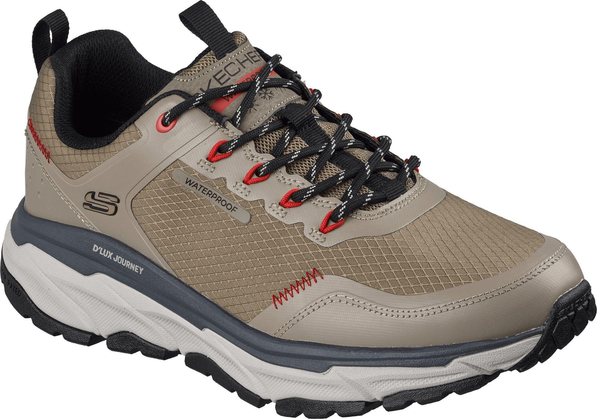 Skechers Waterproof Relaxed Fit D'Lux Journey Slate Peak Taupe/Zwart Wandelschoe 5/5