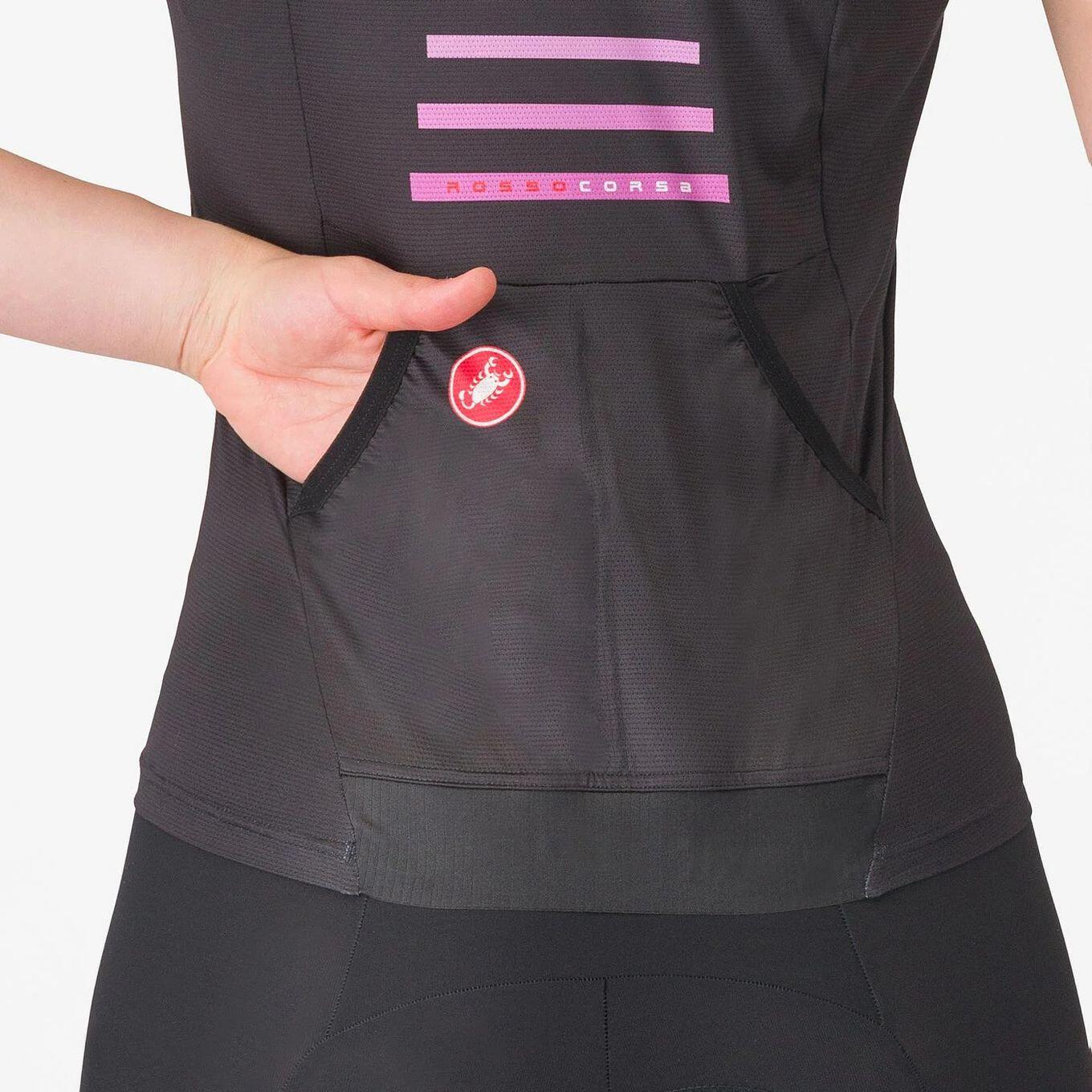 Castelli Free Speed 3 Women's Triathlon Top Black 3/5