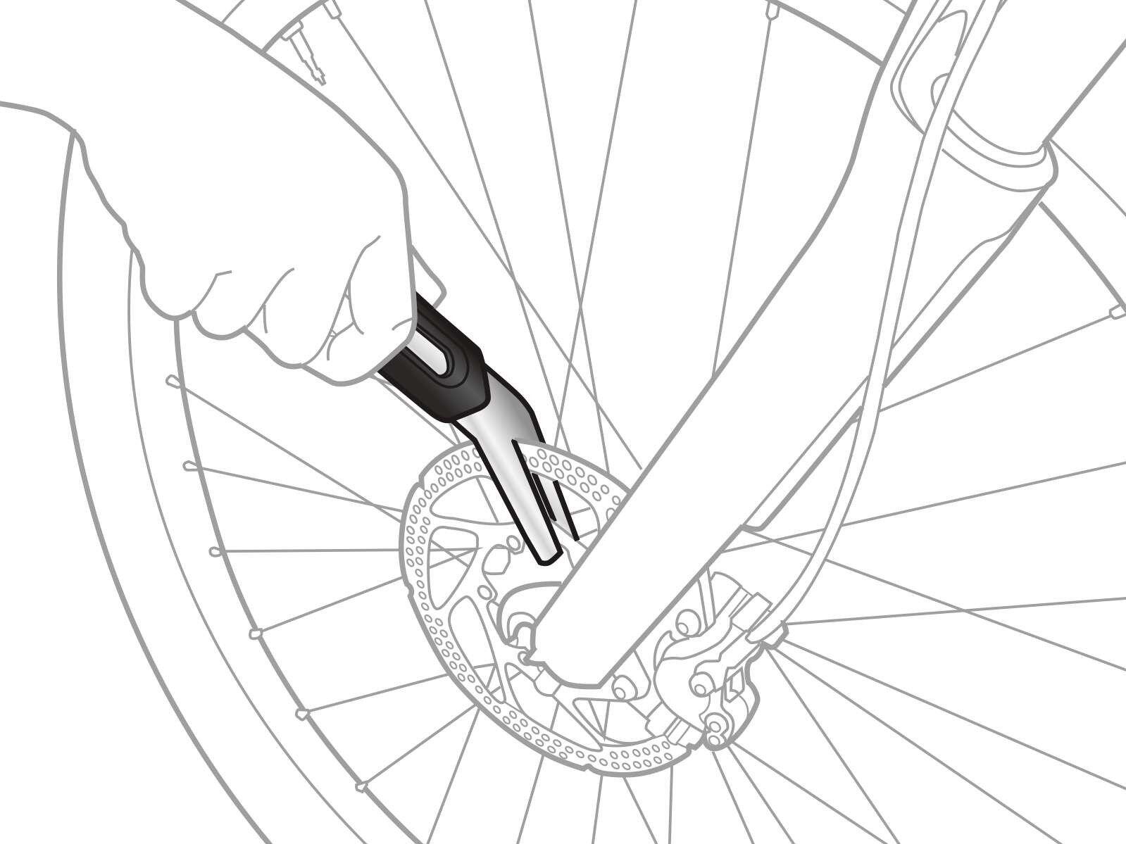 Outil dévoileur de disque Topeak Rotor Tru 2/7