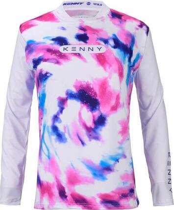 Maillot Manches Longues Kenny Charger Blanc/Rose Femme