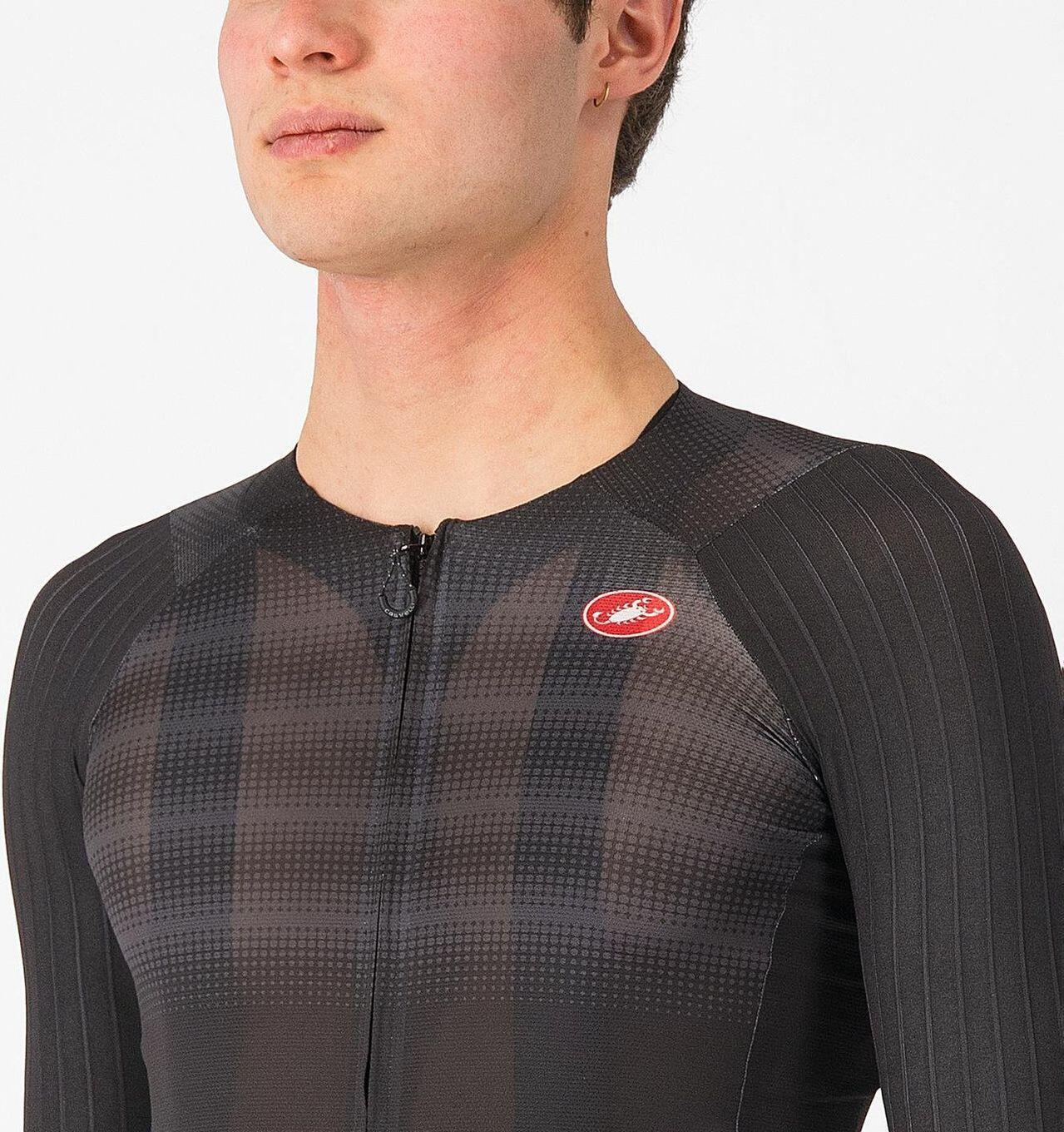 Maillot à Manches Courtes Aero Race 8S Homme Noir 3/5