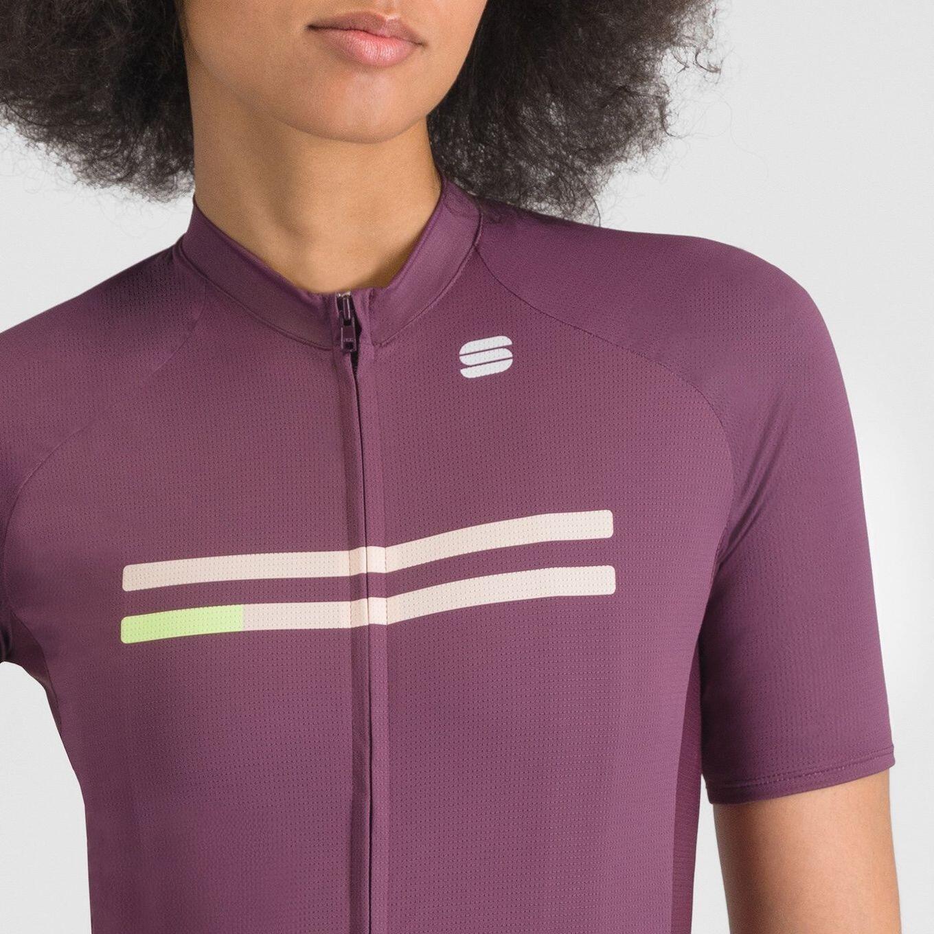 Maillot Manches Courtes Femme Sportful Starlight Bordeaux 3/5