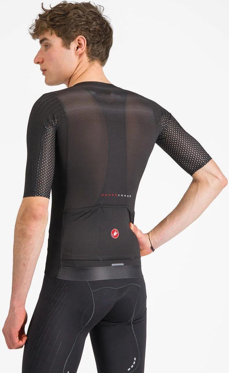 Maillot à Manches Courtes Aero Race 8S Homme Noir 2/5