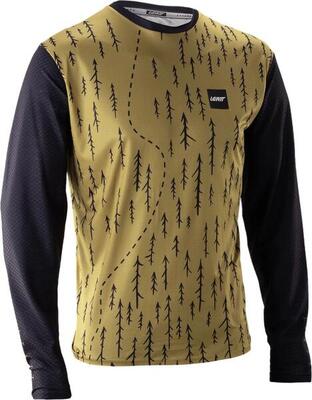 Maglia a maniche lunghe Leatt Trail 3.0 Marrone Uomo