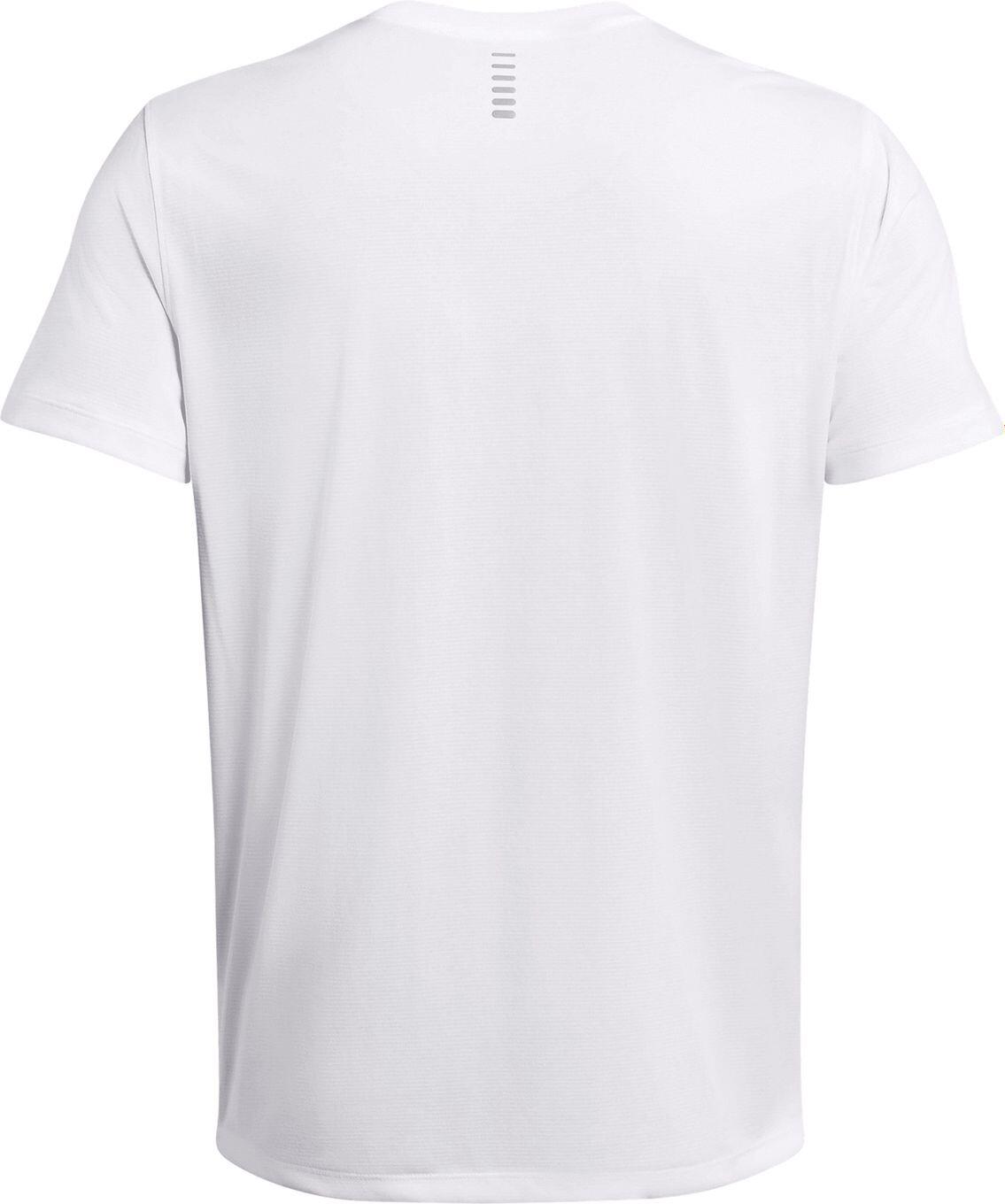 T-Shirt Running Under Armour Launch Blanc Homme 5/7