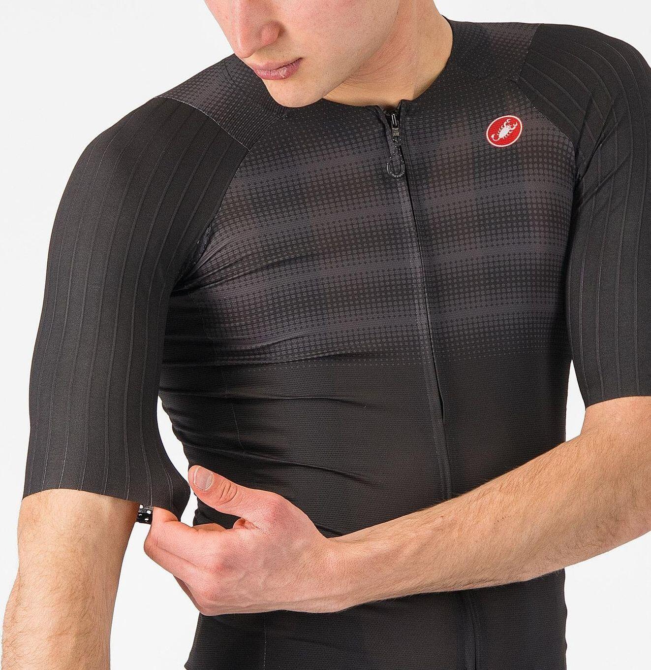 Maillot à Manches Courtes Aero Race 8S Homme Noir 5/5