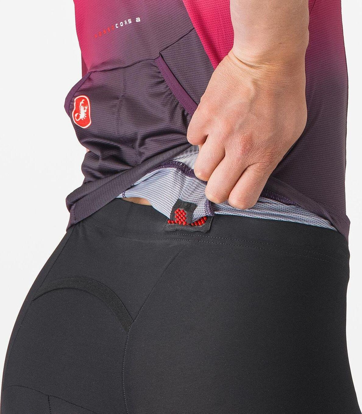 Camiseta de competición Castelli Free Speed 3 para mujer Azul Naranja 4/4