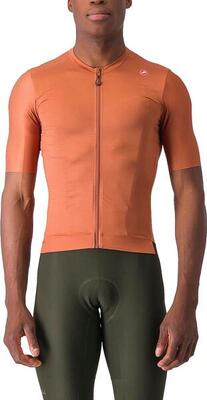 Castelli espresso jersey met korte mouwen bruin
