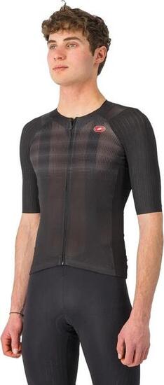 Aero Race 8S Kurzarm Trikot Herren Schwarz