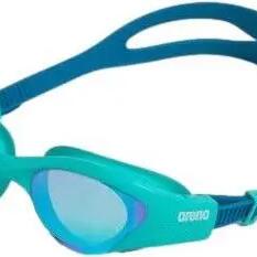 Arena The One blue mirror effect swim goggles